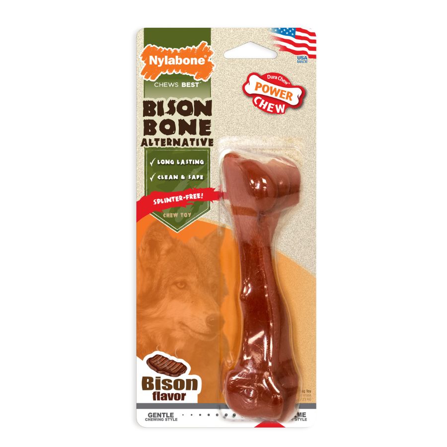 Hueso masticable alternativo - sabor bisonte giant